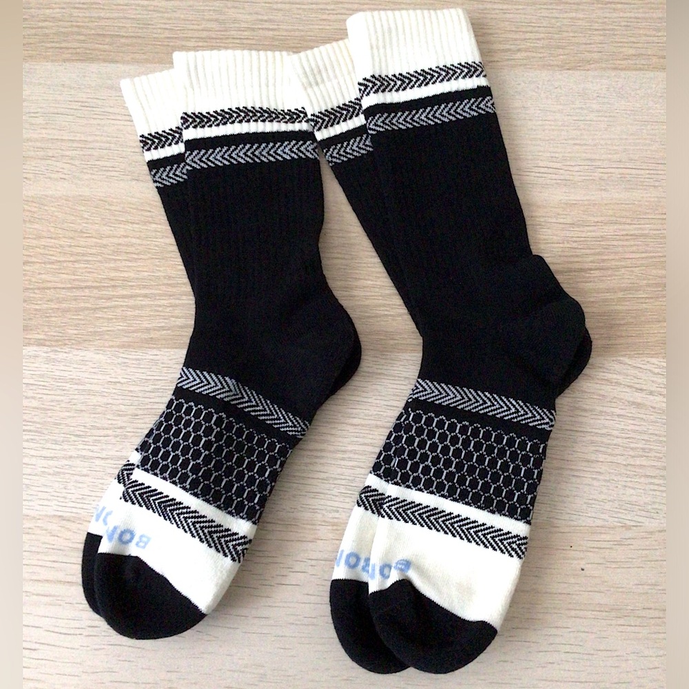 Bombas 2 pair Cushioned Crew Socks